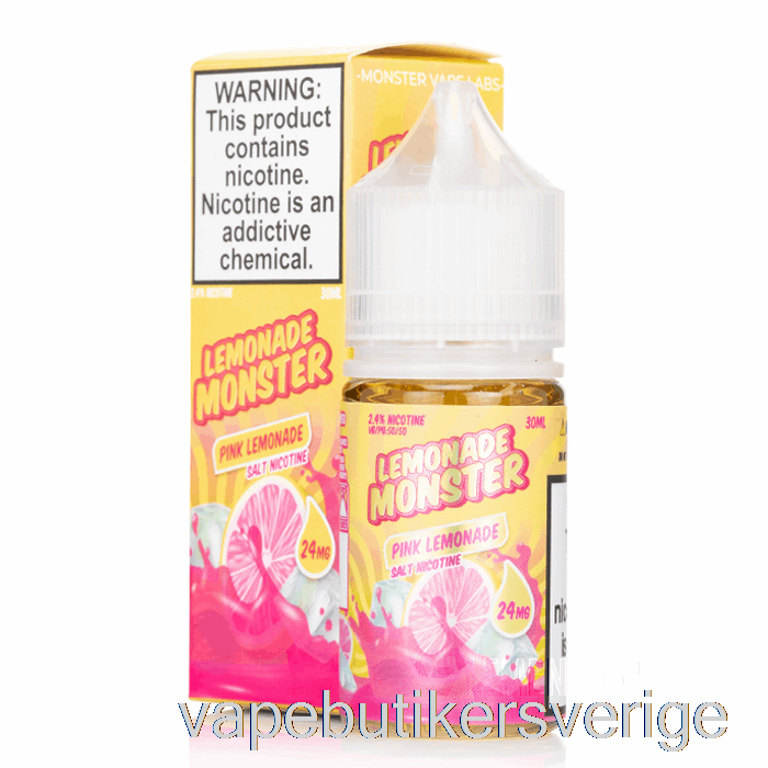 Vape Sverige Rosa Lemonad - Lemonad Monstersalter - 30ml 24mg